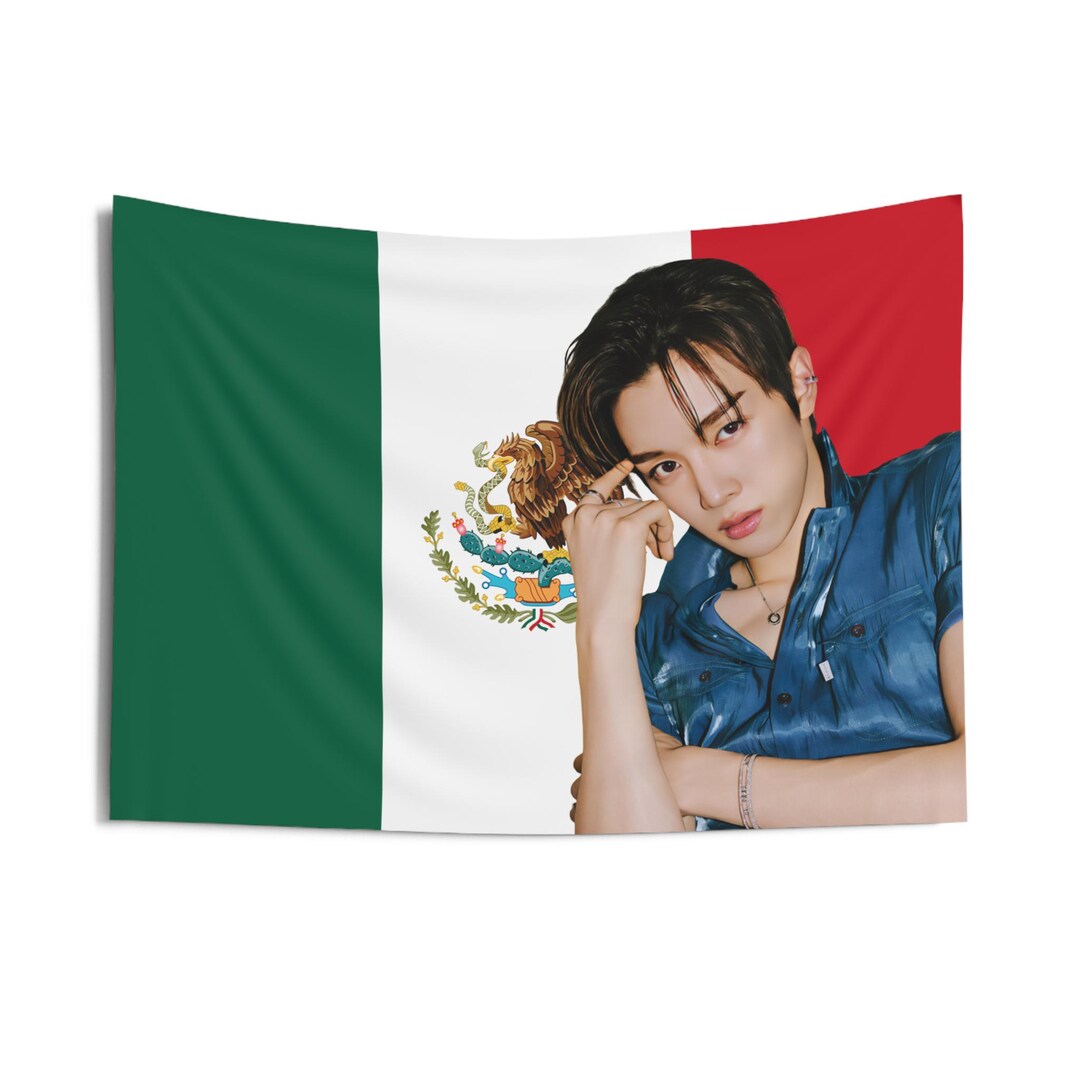 Riize Sungchan Denim Mexican Flag, Riize Concert Banner, Riize Kpop ...