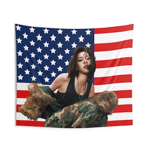Aespa Winter Face Card American Flag, Aespa Concert Banner, Aespa Kpop Flag, Aespa Dirty Work, Aespa Synk Parallel Line, Aespa Tour 2025