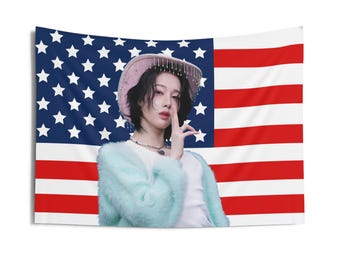 Xlov Rui Pretty Nails American Flag, Xlov Concert Banner, Xlov