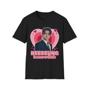 Heeseung in Suit Lovers Club Shirt, Heeseung Shirt, Enha Concert Shirt, Enha Kpop Shirt, Enha Desire Unleash, Enha World Tour