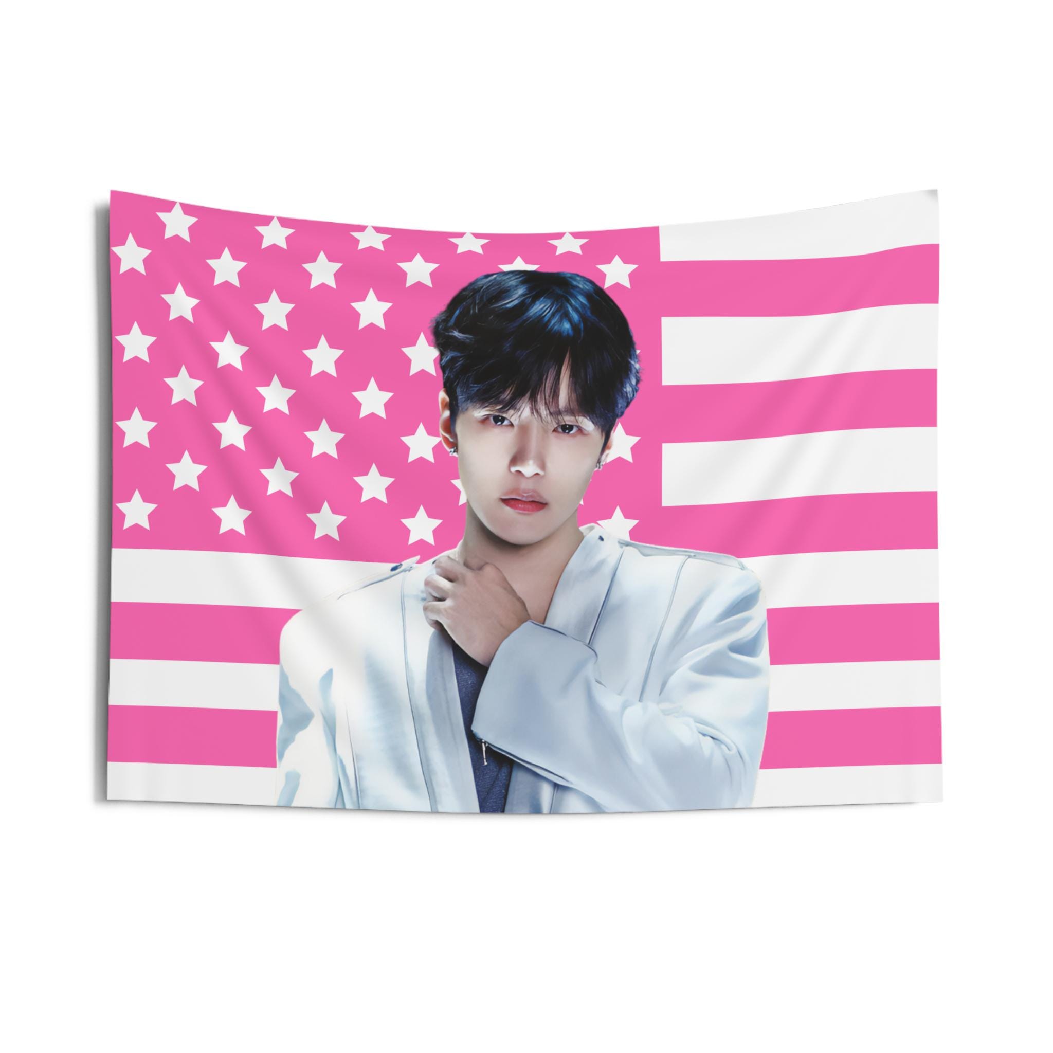 Jungkook Flag Pink - Etsy