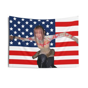 Katseye Megan Funny American Flag, Katseye Concert Flag, Katseye Kpop Banner, Gnarly, Katseye Gnarly, Katseye 2025