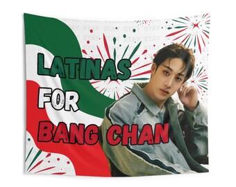 Bang Chan Latina Mexico Flag, Stray Kids Concert Banner, SKZ Kpop Banner, Stray Kids Ate, Skz DominAte, Stray Kids 2025