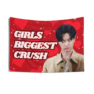 Enha Jay Meme Face Girls Biggest Crush Concert Banner, Enha Kpop Flag, Enha Desire Unleash, Enha World Tour 2025
