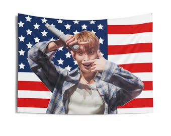 Svt スンチョルのオレンジ色の髪のアメリカ国旗、Svt SCoups の