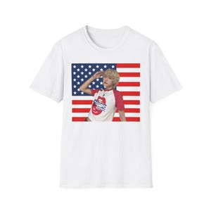 P1Harmony Jongseob Lockiges Haar Amerikanische Flagge, Jongseob Amerikanischer Wandteppich, P1Harmony Trauriges Lied, p1harmony tour 2024