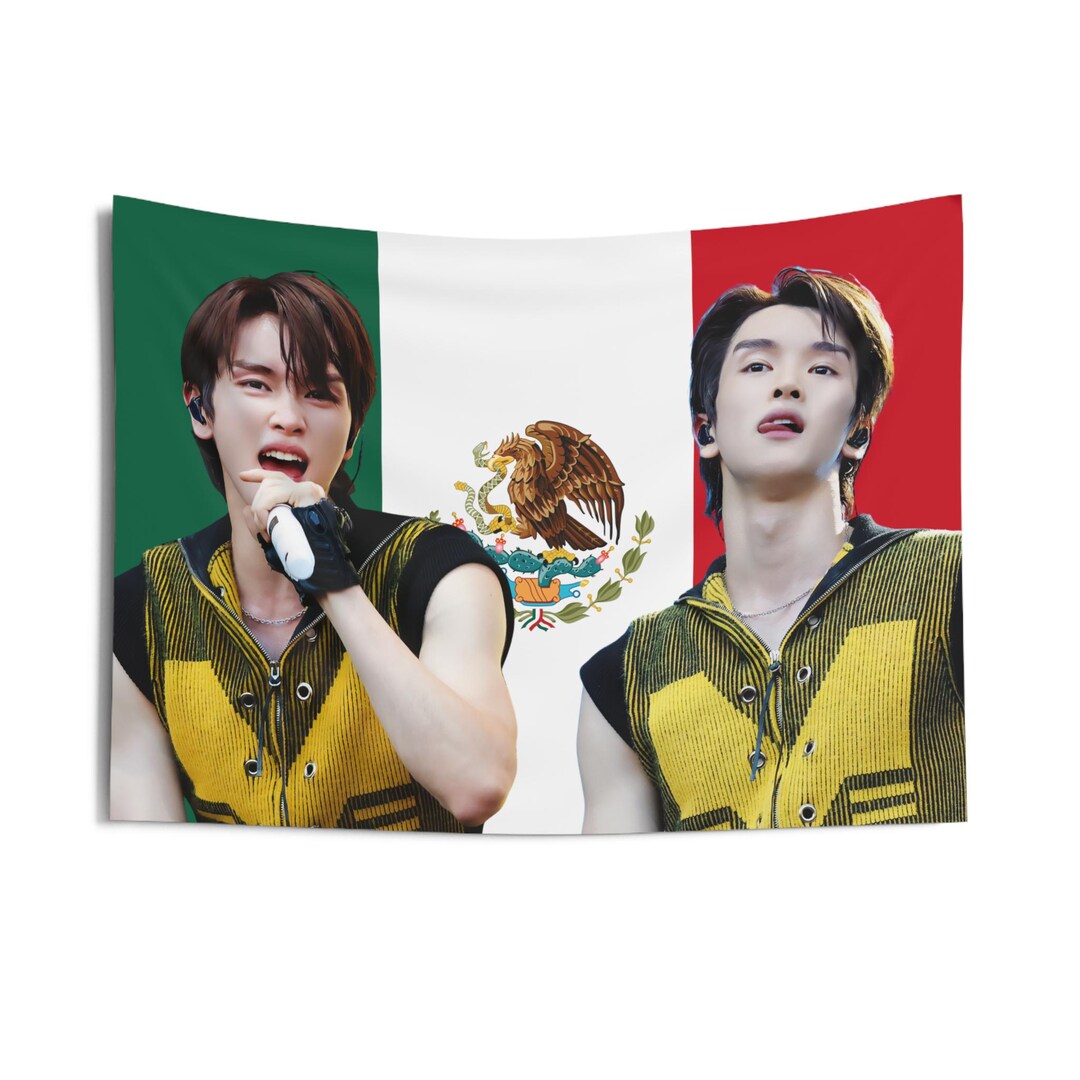 Sungchan Insane Face Card Mexican Flag, Riize Concert Banner, Riize ...