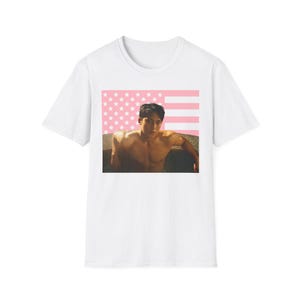 Mingyu Shirtless American Flag Shirt, Mingyu Pink American Shirt, Seventeen follow again, Seventeen Spill the Feels, Seventeen World tour