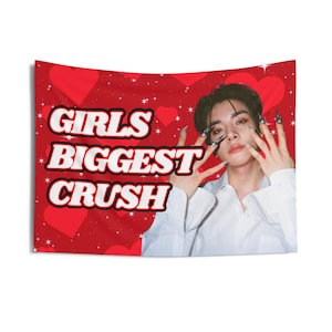 Enha Jake Nails Girls Biggest Crush Concert Banner, Enha Kpop Flag, Enha Desire Unleash, Enha World Tour 2025