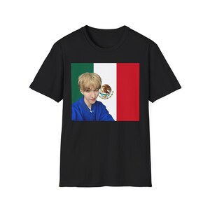 Seventeen DK Wink Mexican Flag Shirt, Svt DK Mexican Shirt, Seventeen follow again, Seventeen Spill the Feels, Seventeen World tour