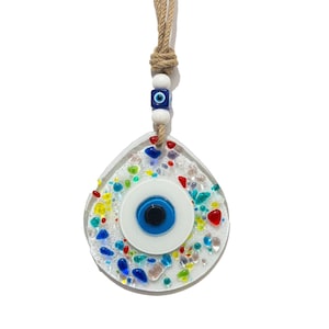 Evil Eye Wall Hanging, House Protection, Home Decor, New Home Gift Idea, Home Protection, Good Luck, Protection Charm, Baby Shower Gift,