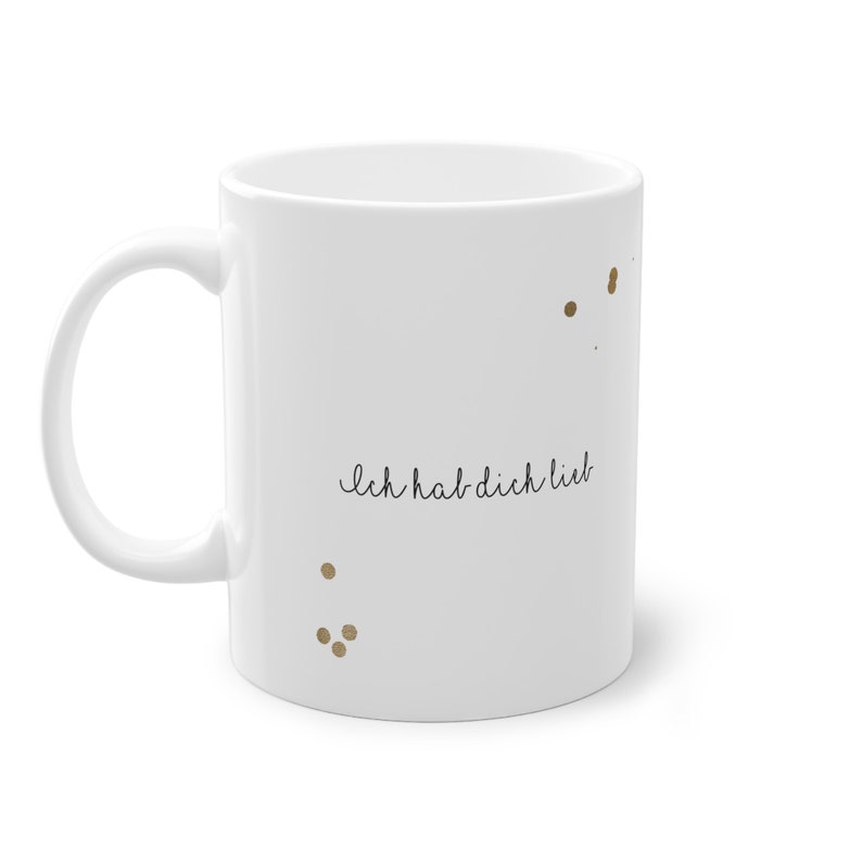 Personalisierte Tasse als einzigartiges Geschenk für die Schwester / Tante zum Geburtstag zur Schwangerschaft verkünden oder einfach mal so Bild 6