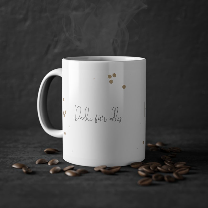 Personalisierte Tasse als einzigartiges Geschenk für die Hebamme zu Ostern zum Geburtstag oder Geschenk zum danke sagen Bild 4