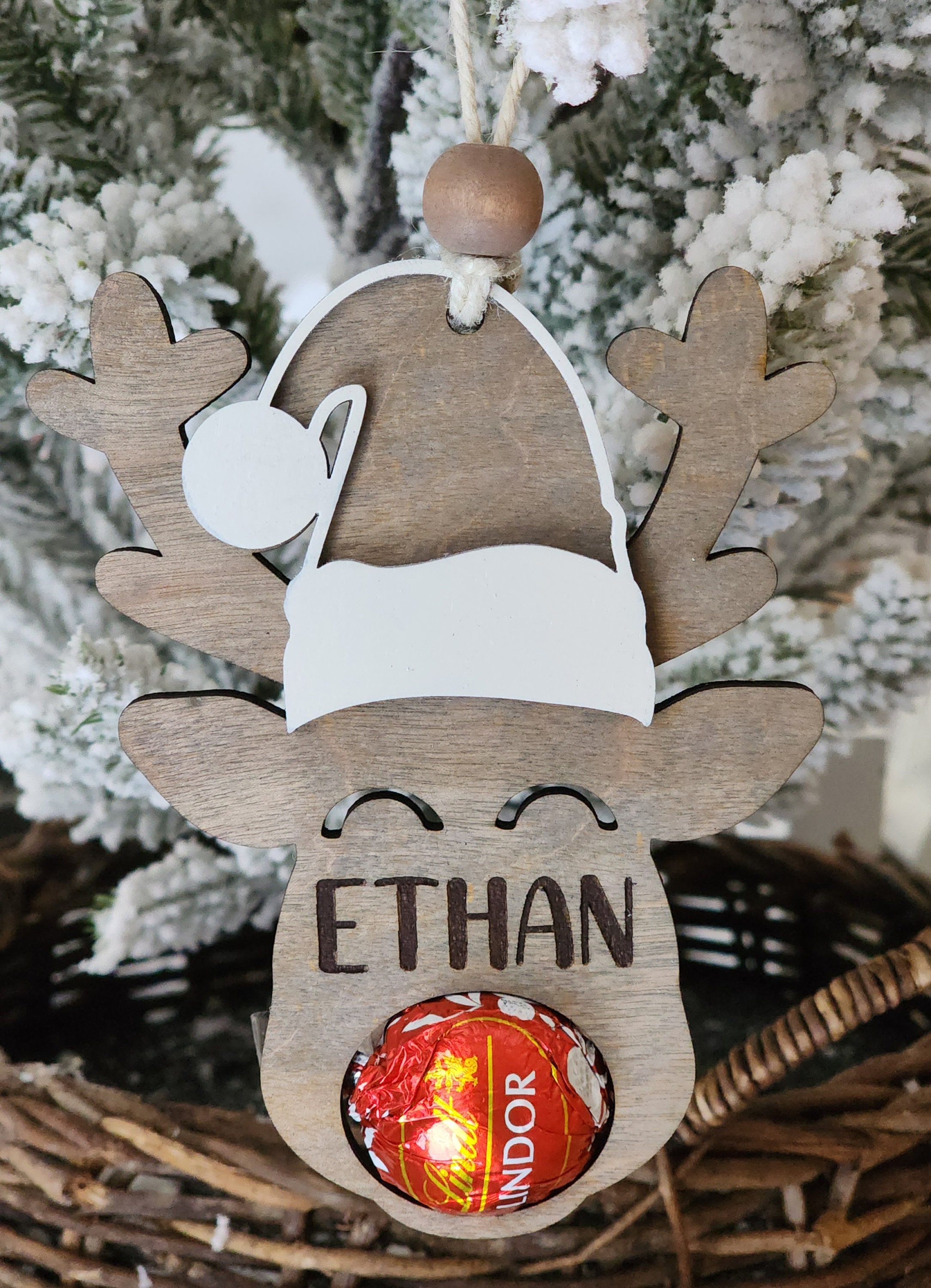 Stuffer Svg SVG Laser Cut File, Santa's Reindeer, Reindeer Food, Candy Ornament ...