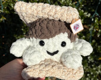 Crochet S’more Plushie | Crochet S’more Stuffed Toy