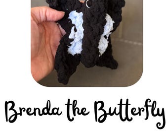 Brenda der Schmetterling Häkelanleitung: Low Sew Amigurumi (PDF-Muster)