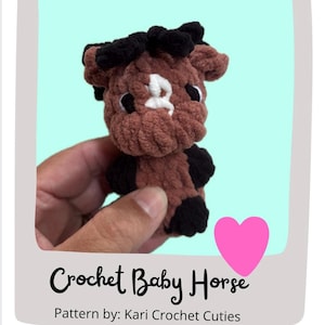 Crochet Baby Horse Pattern | No Sew Crochet Horse Pattern