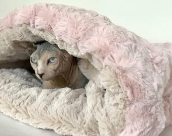 Pet bed, pet sleeping bag, cat bed, dog bed, pet pocket, basket, pet blanket
