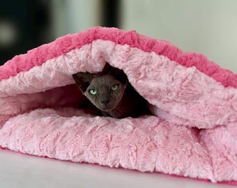 Pet bed, pet sleeping bag, cat bed, dog bed, pet pocket, basket, pet blanket
