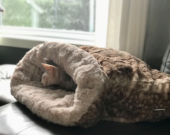 Lit pour animaux, sac de couchage pour animaux, lit pour chat, lit pour chien, poche pour animaux, panier, couverture pour animaux