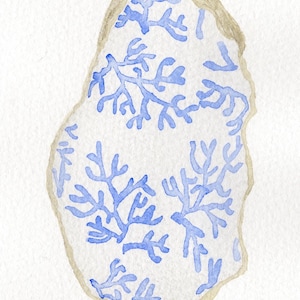 Watercolor Oyster Print
