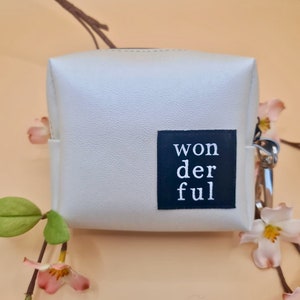 Kosmetiktasche Perlmutt oder Animalprint mit oder ohne Label in  verschiedenen Größen erhältlich für Accessoires oder andere Aufbewahrung