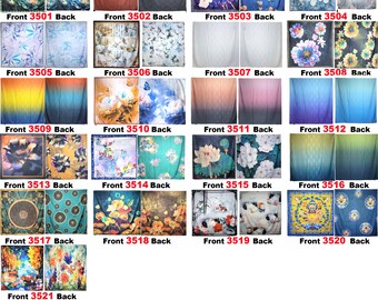 NWT Silk Scarf 53"x53" Double Sided Super Large Square Shawl XiangYunSha