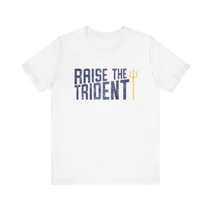 Raise The Trident Cotton Tee, Mariners, Baseball Shirt, Vintage Mariners Shirt, Seattle, Unisex Mariners Shirt, Seattle Baseball