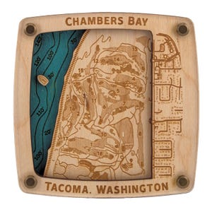 Chambers Bay Golf Course Drink Coaster