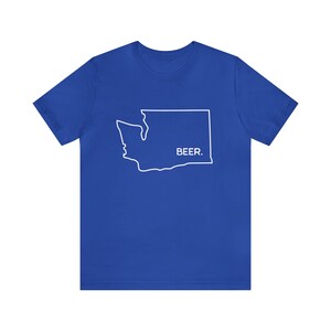 Washington Beer Cotton Tee, Beer Tshirt