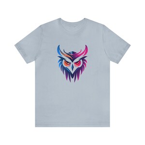 Fractal Owl Cotton Tee
