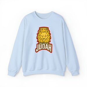De Leeuw van Juda Christelijke trui Sweatshirt Boho Jezus trui Christelijke kleding Bijbelvers Sweatshirts voorgekrompen mannen/vrouwen