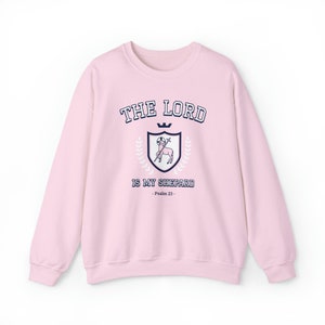 De Heer is mijn Shepard christelijke trui Sweatshirt Boho Jezus trui christelijke kleding Bijbelvers Sweatshirts voorgekrompen mannen/vrouwen