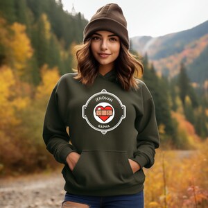 Jehovah Rapha Lord My Healer Christian Hoodie Sweater Boho Jesus Hoodie Christian Apparel Bible Verse Hooded Sweater Pre-Shrunk Men/Women