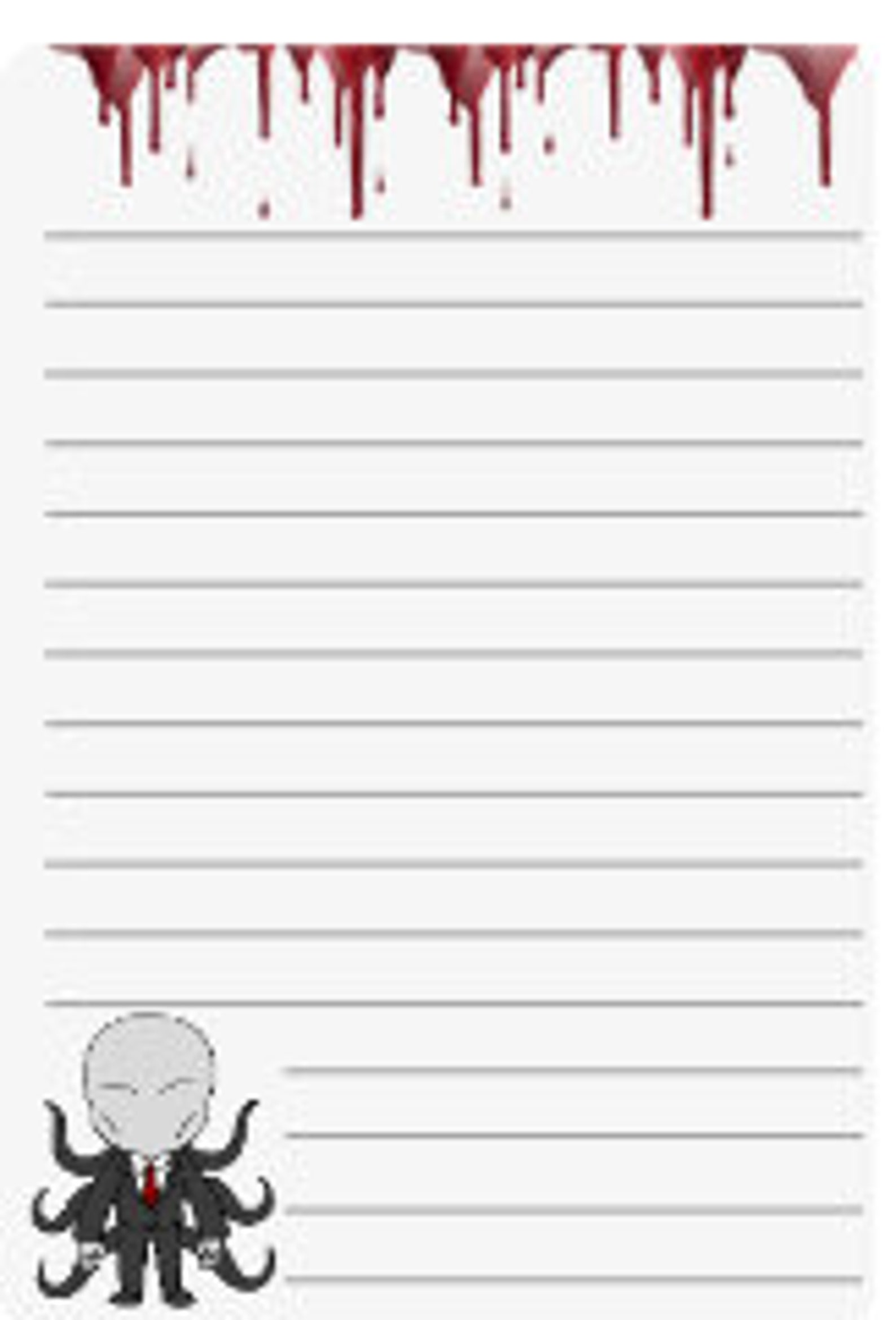 Horror Movie Character Stationary, Journaling, - Etsy