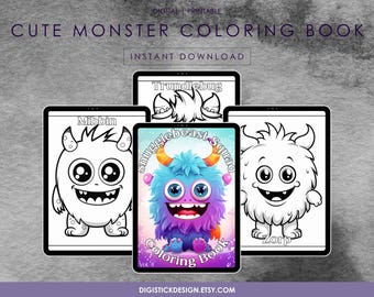 Monstermålarbok – Snugglebeast Squad, Vol. 4 (PDF)