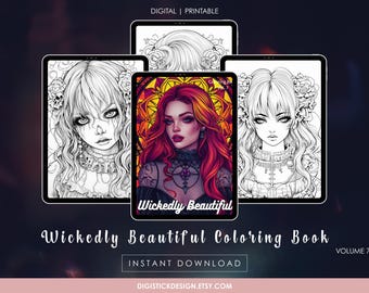 Arcane Archives målarbok: Trollkvinnor och ockult konst (utskrivbar PDF)