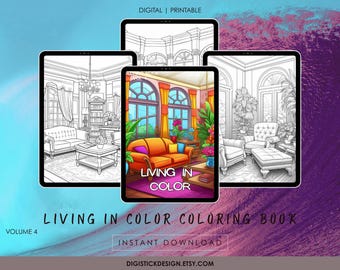 Målarbok för badrum och heminredning: Avkopplande vuxen PDF (Volym 4 av 6)