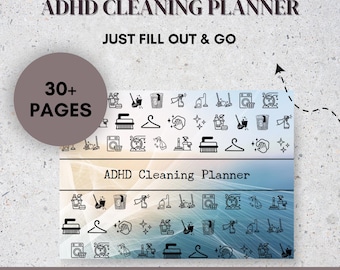 ADHD-städplanerare: Anpassningsbara städschemamallar (digital PDF)