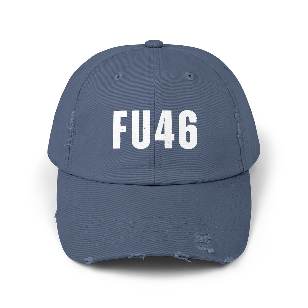 FU46 Unisex Distressed Cap, Political Ballcap, Conservative Hat ...