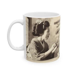 Kaiju Tea Party Showdown, tazza da caffè Epic Geisha incontra Godzilla immagine 4
