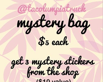 MYSTERY 3-PACK STICKERS