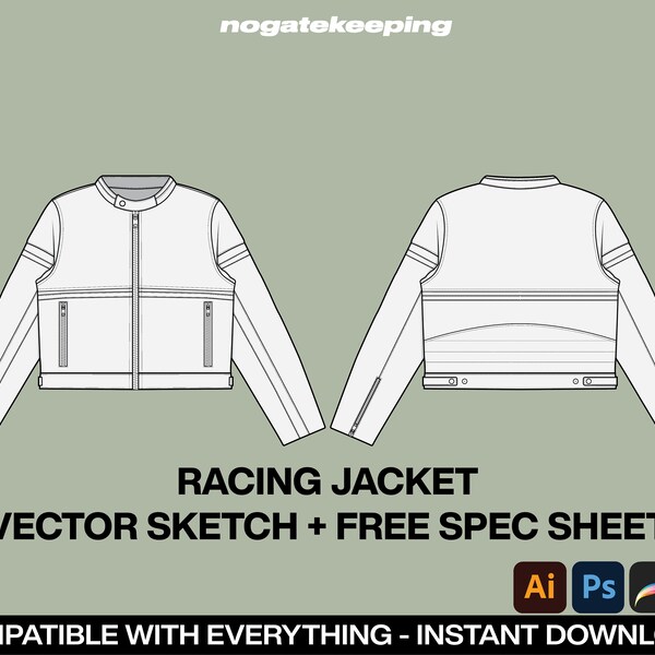 Design Reference For Racing Jacket Racing Jacket - Etsy