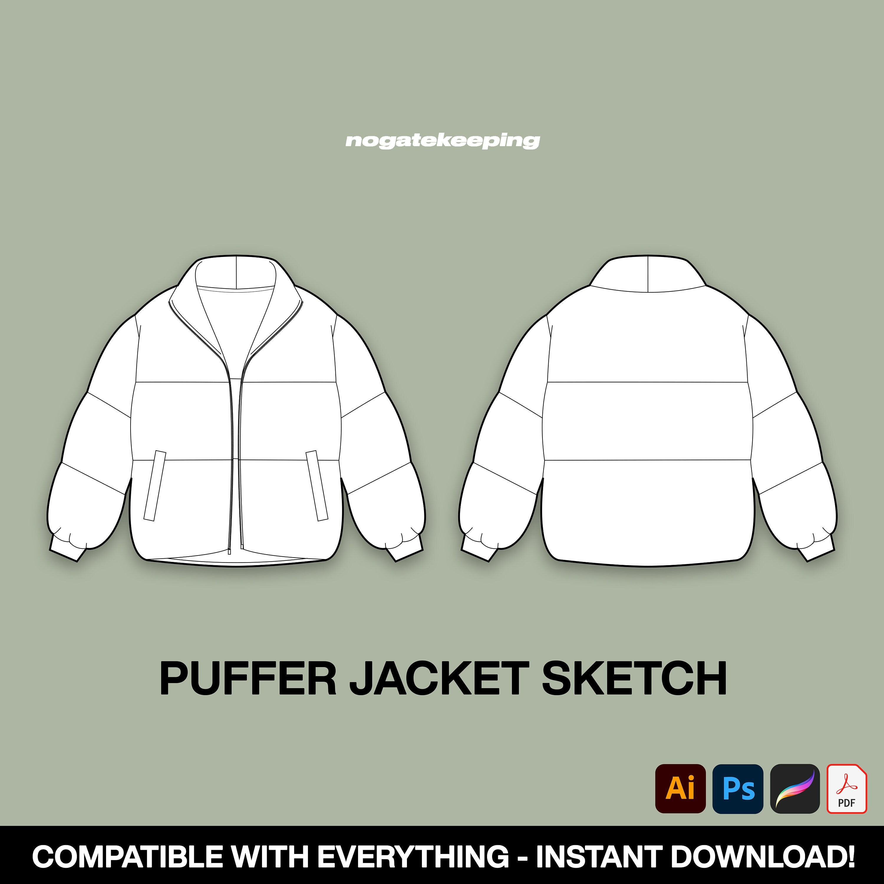 Pullover store bubble coat