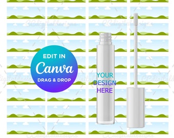 Lip Gloss Label Template