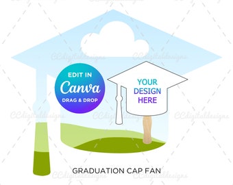 Graduation Fan Template