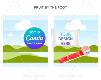 Fruit by the Foot Template