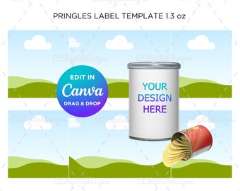 Pringles Label Template
