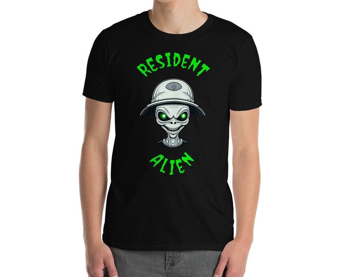 Scary Alien Shirt, Science Geek, UFO Shirt, Resident Alien Shirt