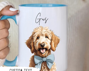 Personalized Goldendoodle Mug Dog Coffee Cup Goldendoodle Gifts Custom Pet Gift Doodle Mom Custom Pet Mug Dog Name Gifts